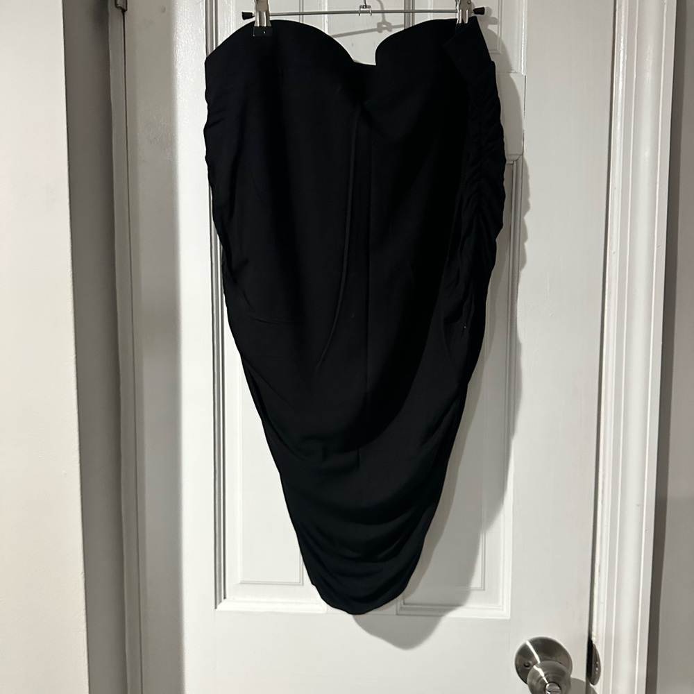 Torrid Black Cinched Mini Skirt